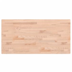 vidaXL Comptoir de salle de bain 80x40x1,5 cm bois massif de h&ecirc;tre