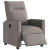 vidaXL Fauteuil inclinable &eacute;lectrique Taupe Tissu