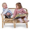 CHILDHOME Banc avec coussin pour enfants Montana Rotin