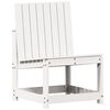 vidaXL Chaise de jardin blanc 50,5x55x77 cm bois de pin massif