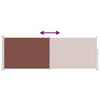 vidaXL Auvent lat&eacute;ral r&eacute;tractable 160 x 500 cm Marron