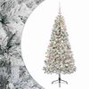 vidaXL Sapin de No&euml;l artificiel avec boules 120 cm 150 LED Blanc chaud