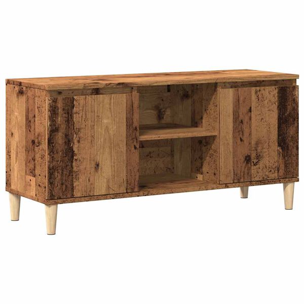 vidaXL Meuble TV vieux bois 102x35x50 cm bois d'ing&eacute;nierie