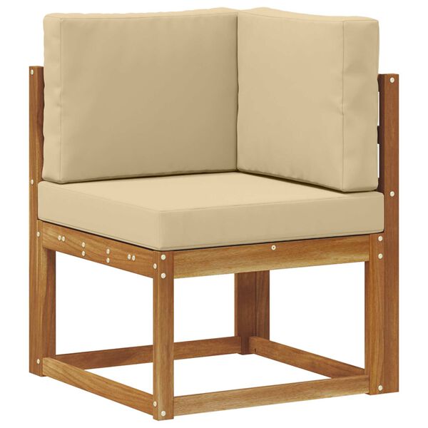 vidaXL Ensemble de canap&eacute;s d'ext&eacute;rieur 9 pcs Naturel et Beige