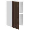 vidaXL Armoire murale de cuisine Lucca ch&ecirc;ne marron bois ing&eacute;nierie