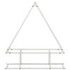 vidaXL Portant de bois chauffage blanc 80x25x90 cm
