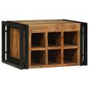 vidaXL &Eacute;tag&egrave;re &agrave; vin 2 pc 46 x 35 x 27,5 cm Bois d'Acacia Massif