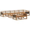vidaXL Ensemble de canap&eacute;s d'ext&eacute;rieur 9 pcs Naturel