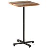 vidaXL Table de bistro Carr&eacute;e 60x60x110 cm Bois de r&eacute;cup&eacute;ration massif