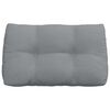 vidaXL Coussin de Dos Gris clair 80 x 24 x 50 cm tissu