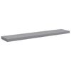 vidaXL Étagères murales flottantes 4 pcs gris 120x23,5x3,8 cm MDF