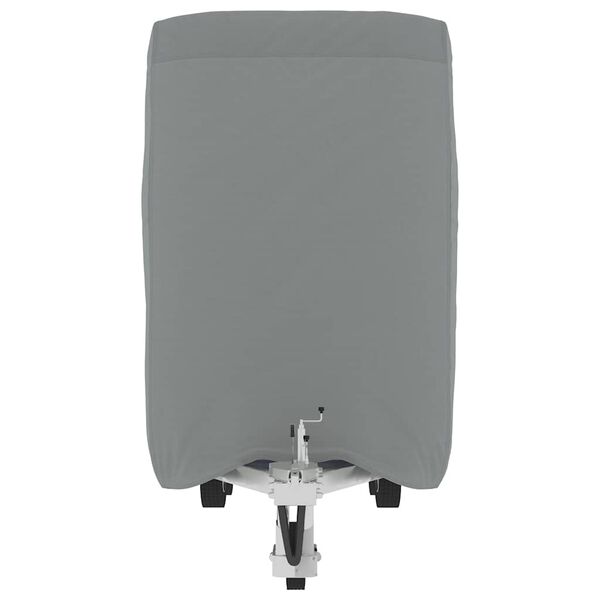 vidaXL Housse de remorque chevaux gris 396x178x250 cm tissu non tiss&eacute;