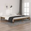 vidaXL Cadre de lit sans matelas marron miel bois pin massif 200x200cm