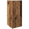 vidaXL Table d'appoint avec étagère vieux bois 25,5x27x60 cm