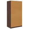 vidaXL Armoire Ch&ecirc;ne brun 79,5 x 49 x 156 cm Bois d&rsquo;ing&eacute;nierie