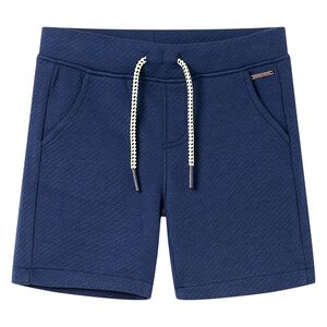 Short pour enfants avec cordon de serrage bleu foncé 116