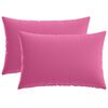 vidaXL Housse de coussin 2 pcs HEERLEN Rose 40 x 60 cm Polyester