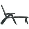 vidaXL Chaise longue pliable polypropylène vert