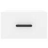 vidaXL Tables de chevet murales 2 pcs blanc 35x35x20 cm