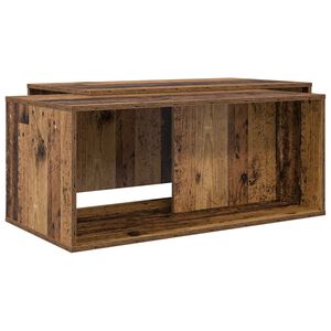 vidaXL Ensemble de tables basses 2 pcs Bois ancien Bois d'ing&eacute;nierie