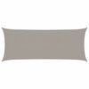 vidaXL Voile d'ombrage 160 g/m&sup2; rectangulaire gris clair 2x4,5 m PEHD