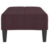 vidaXL Repose-pied Violet 78x56x32 cm Tissu