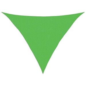 vidaXL Voile d'ombrage 160 g/m&sup2; Vert clair 2,5x2,5x3,5 m PEHD