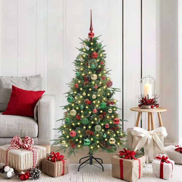 vidaXL Sapin de Noël Artificiel à Branches Articulées Vert 150 cm