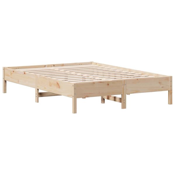 vidaXL Cadre de lit sans matelas 120x200 cm bois de pin massif