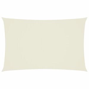 vidaXL Voile de parasol tissu oxford rectangulaire 2x4,5 m cr&egrave;me