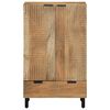 vidaXL Buffet marron 60x33x100 cm bois de manguier massif