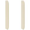 vidaXL Oreille de t&ecirc;te de lit Cr&egrave;me 80 x 16 x 4 cm PVC