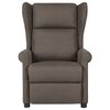 vidaXL Fauteuil de massage Marron Tissu