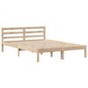 vidaXL Lit bibliothèque sans matelas 160x200 cm bois massif de pin