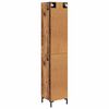 vidaXL Haut Armoire Bois Ancien 34,5 x 34 x 180 cm Bois d'ing&eacute;nierie