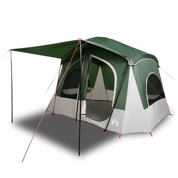 vidaXL Tente de camping de cabine 5 personnes vert imperm&eacute;able