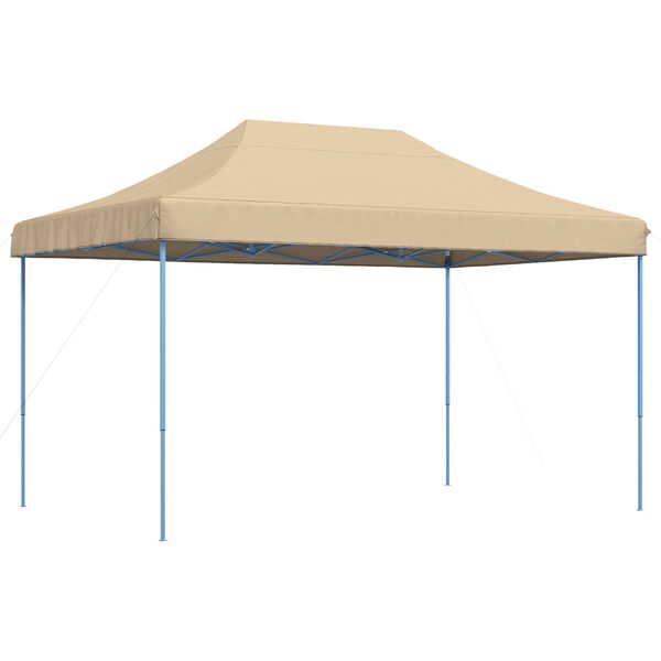 vidaXL Tente de r&eacute;ception pliable escamotable beige 440x292x315 cm