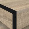 vidaXL Table basse Sonoma 80 x 50 x 40 cm Bois d'ing&eacute;nierie