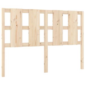 vidaXL T&ecirc;te de lit 140,5x4x100 cm Bois massif de pin