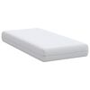 vidaXL Matelas Blanc 80 x 160 cm Ressort ensach&eacute;