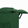 vidaXL Fauteuil Vert fonc&eacute; Tissu