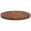 vidaXL Plateau de table Marron Clair &Oslash; 40 x 2,5 cm