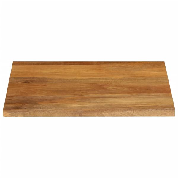 vidaXL Dessus de table &agrave; bord vivant 40x40x3,8 cm bois massif manguier