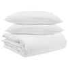 vidaXL Ensemble de Duvet avec oreiller 3 pc Blanc Plume de canard
