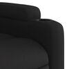 vidaXL Fauteuil inclinable de massage &eacute;lectrique Noir Tissu