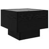 vidaXL Table basse Ch&ecirc;ne noir 40 x 40 x 30 cm Bois d'ing&eacute;nierie
