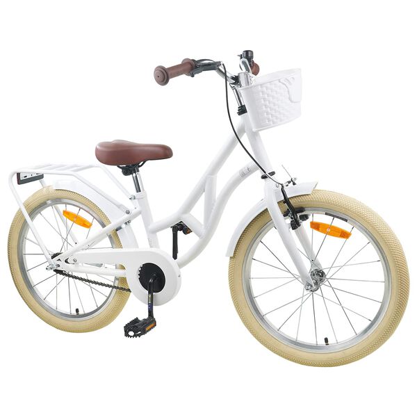 vidaXL V&eacute;lo pour Enfants 20 Pouces 6-11 Blanc