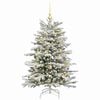 vidaXL Sapin de No&euml;l Artificiel &agrave; Branches Articul&eacute;es Blanc 120 cm