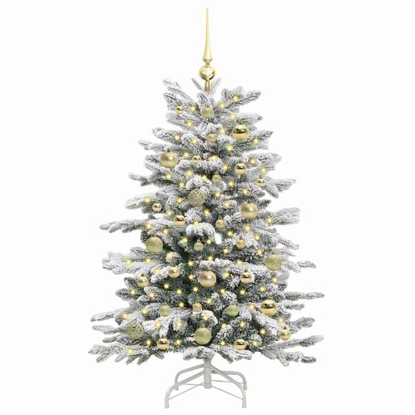 vidaXL Sapin de No&euml;l Artificiel &agrave; Branches Articul&eacute;es Blanc 120 cm