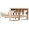 vidaXL Lit bibliothèque sans matelas 180x200 cm bois massif de pin